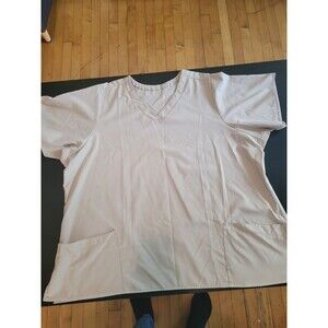 Wi23 Scrub Tan Size 3x Women Uniform TOP